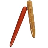 iplusmile 2 Stück Holz fußmassagestäbchen Natürlichem Holz Langlebiges Akupressur massagegerät für Füße und Waden Fördert Durchblutung Vielseitiges Wellness tool für Zuhause und Entspannung