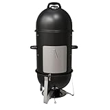 GasOne CSM-18 Vertikaler Smoker - 45.7 cm Heavy Duty Holzkohle-Smoker - Mehrzweck Holzkohlegrill Mini Smoker für Outdoor, Camping - Einfache Montage, 1 Zugangstürgrill mit Smoker