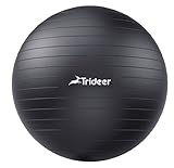 Trideer Dicker Gymnastikball, Pezziball, Anti-Burst Pilates Ball, 45-85 cm Sitzball Büro für Balance, Yoga als Fitness Kleingeräte und Balance Stuhl im Gym-Home-Büro