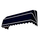 Einziehbare Markise für Fenster und Türen, UV-Schutz, Sonnenschutz für Gärten und Geschäfte, anpassbare Farbe und Größe (schwarz, 110 x 60 cm) – und stilvolle Outdoor-Abdeckung