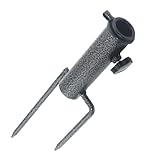 SUKITMISO Schirmständer Sonnenschirm, Erdspieß Sonnenschirm, Sonnenschirmhalter Sonnenschirm Dorn 35cm, Schirmständer mit Erdspieß für Sonnenschirm, Gartenschirm, Angelschirm