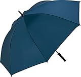 FARE Golf-Regenschirm Basic - XL 130 cm - Fiberglas - Golf-Sport Outdoor windsicher stabil (Marine)