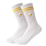YYSWSAKY Bier Socken, Gestickte Biersocken, Damen & Herren Motiv Tennissocken, Fashion Drinks Crew-Socken für Männer und Frauen, Baumwollsocken, Geschenkideen für Bierliebhaber