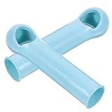 COOPHYA 2 Stück Besenstielgriff, Trekkingstock Fußabdeckungen, Kehrbesenstielgriff, Kunststoff Besenstielabdeckung, Gewindespitze, Ersatz Moppstiel, Ersatz Poolstangengriff