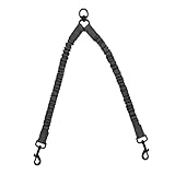 VANZACK Reflektierende Hundeleine für Kleine Haustiere Elastisches Design mit Ergonomischem für Outdoor Aktivitäten Sicher Bedienen Tiefgrau Verpackung