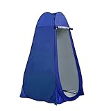 Trintion 190cm Pop up Toilettenzelt Wurfzelte Duschzelt für Outdoor Camping Dusche Blau