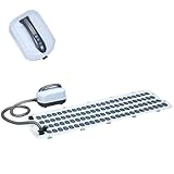 ZephyrGlow Luftsprudelbad mit 6 Intensitätsstufen, Whirlpoolmatte für Badewanne, Spa-Erlebnis zu Hause, Wellness-Massagegerät,114cm