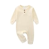 KIDDLETOWN Baby Schlafanzug, Schlafstrampler, Pyjama, Strampler für Neugeborene, Baumwolle, Langarm Schlafoverall für Mädchen und Jungen