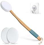 MOPUBZO Eincremehilfe für Rücken 45 cm mit 3 Austauschbaren Pads