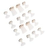 ARTSEWPLY 16 Stück Hilfsmittel für die Nagelkunst Zehenteiler Zehenspreizer Silikonzahn -Abstandshalter Nail Art Zehenabstandshalter Nagelkunstwerkzeuge Zehentrenner aus Silikon Kieselgel