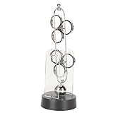 Srliya Perpetual Motion Device Dekoratives Elektronisches Physikspielzeug, Schwingende Ornament für Home Office School mit Metall und Kunststoffmaterial