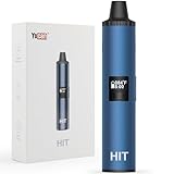 Yocan HIT Vaporizer, Kräuter Verdampfer mit 93-249°C Temperaturregelung und Keramik-Heizkammer, Tragbarer Kraut-Verdampfer Pen, 1400 mAh Akku, OLED-Display, Einfache Reinigung (Blau)