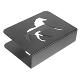 ULTECHNOVO Serviettenhalter Stehend Pferde design Robustes Küchenpapier Halter Tisch Organizer für Restaurant Hotel Kompakt Platzsparend Dekorativ