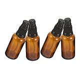 Ipetboom 4 STK. Braune Flasche Mit Ätherischen Ölen Nachfüllbare Parfümflasche Sprühflaschen Mit Feinem Nebel Lotion-pumpflaschen Reiseölflasche Reisesprühflasche Herr Sprühflasche Glas