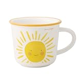 Niedliche Kaffeetasse Morgen Sonne Geschenk 380ML Tasse Sonnenschein Tee Milch Wasser für Männer Frauen Weihnachten Geburtstag Jubiläum Erntedankfest (Sunshine 280)