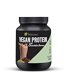 Intenson Veganes Proteinpulver Geschmack: Schokolade [600 g], Pfanzliches Protein Pulver Erbsen und Hanf