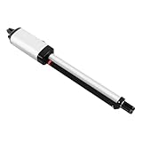 Drehtorantrieb 50W 300KG Flügeltorantrieb 24VDC, Torantriebe Elektrisch mit 2 Fernbedienungen, Automatischer Toröffner Automatik max. Torlänge 5.5m, Torantrieb Flügeltor Motoröffner