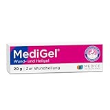 MediGel 20 g zur Wundheilung - bei akuten Wunden - reduziert die Narbenbildung - ohne Klebegefühl - Hydroaktives Lipogel mit Zink & Eisen