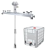 Luftrührwerk, pneumatische 1-Tonnen-Tankmischmaschine, Farbrührmaschine, Klapppropeller, mit Halterung, for Tintenlöserrührwerk