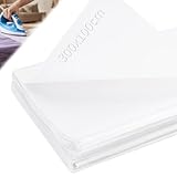 TXXATX Bügelvlies 300 x 100 cm Bügeleinlage Weiß Volumenvlies zum Aufbügeln 50g/m² Vliesstoff zum Nähen Leichtes Gewicht für Bügelfalten Nähhandwerk Verstärkte Bekleidung Basteln Heimwerken