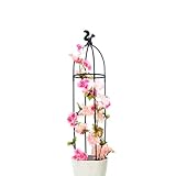Jardin Arch Trellis Rosenturm für Kletterpflanzen, rostfrei, für Kletterpflanzen im Freien, 94 cm, 119 cm (47 Zoll) hoch, Turm von So