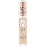 Catrice True Skin High Cover Concealer, Nr. 010, Nude, Anti-Pickel, feuchtigkeitsspendend, natürlich, für trockene Haut, vegan, ölfrei, wasserfest, ohne Alkohol, 1er Pack (4.5ml)