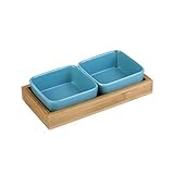 Snackteller Snackteller Snackteller Keramik Dip-/Dip-Schüssel Quadratisch Mehrzweck Snackschale Kategorie Haushalt Snackteller Topf Soßenschale Obstteller Snackschale Obstteller Multi-Grid Candy Nu