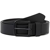 Levi's Men's Seine Metal Belt, Regular Black, 100