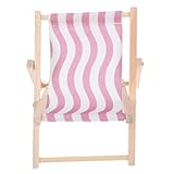 VICASKY Strandstuhl Handyhalter aus Holz Dekorative Tablet Halterung für Zuhause Büro und Reisen Einzigartiger Tischständer für Mobiltelefone Stilvolle Deko Geeignet