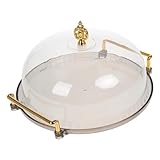 Alipis Tortenglocke Tortenblech Mit Deckel Mehrzweck-serviertablett Für Snacks Servierplatte