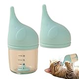 Zuasdvnk Welpenflasche | Elefantenform Kätzchenflasche zum Stillen, für kleine Welpen, Anti-Ersticken, Futternippel für Haustiere, Bewässerungszubehör für drinnen und draußen