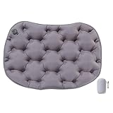 Luftkissen – Reise-Sitzkissen | Luftkissen für Flugzeugsitz mit Aufbewahrungstasche | Wiederverwendbares Luftverpackungskissen | Tragbarer Bleichstuhl zum Angeln