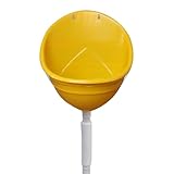 Kunststoff-Urinale für Männer, wasserfreie Urinale mit Schlauch,Großer Outdoor-Camping-Urinal-Umsteller für öffentliche Toiletten,Wandmontierte spritzwassergeschützte Spülurinale Komposttoilette