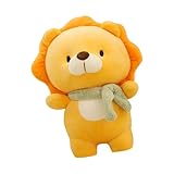 Genérico Löwe aus Plüsch, zum Sammeln, Lion Lion für Kinder, 23 cm, Plüschkissen, gefüllte Steine, Löwenfedern, Löwenfedern, Löwenpuppe