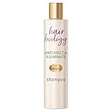 Hair Biology Hair Biology Hair Biology Shampoo, Anti-Frizz & Illuminate, 250ml, für widerspenstiges oder trockenes und coloriertes Haar, Menopause, Wechseljahre, Haarpflege