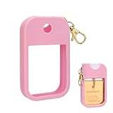 AIERSA Silikonhülle, kompatibel mit Touchland, Handdesinfektionsmittel Etui mit Schlüsselanhänger für Touch Land Mist Case 1FL. OZ (Rosa)