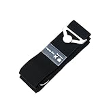 JCXIOC Reisegepäck-Gurte für Koffer Elastischer, Verstellbarer Gepäckgurt, Tragegurt, Gepäck-Bungee-Gepäckgurte, Koffergurt, Reisesicherheit, Handgepäckgurte für alle Koffer(Black,220cm)