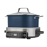 Ninja Foodi PossibleCooker, 6 L Slow Cooker und Reiskocher, vielseitige 8-in-1-Funktionen, nachtblau, MC1101EU, Blue