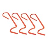 Toddmomy 4 Stück Teiliges Agility Hürden Leichtes Tragbares Trainingsgerät für rutschfeste Speed und Koordinationstraining Hürden für Kindergarten Sport und Outdoor Übungen