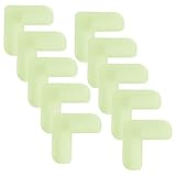 UTHCLO 10 Stück Teiliges Leuchtende Eckenschutz Schutzkanten aus Langlebigem PVC für Möbel Kanten Kindersicherung Transparent Flexibel und Stoßdämpfend Geeignet für Tisch und Stuhl