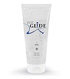 Just Glide Anal - intensives Anal-Gleitgel für Frauen und Männer, wasserbasiert, vegan, fett- und ölfrei, geeignet für Sex-Toys und Kondome, 200 ml