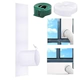 Tragbares Set für Lüftungsfenster für Klimaanlage | Set zur Abdeckung für AC Zubehör, tragbares flexibles, energiesparendes Zubehör für Wohnzimmer Zuhause