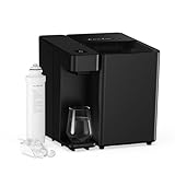 Klarstein Velaire Eiswürfelmaschine & Wasserspender – 2L Tank, PAC-Filter, 10kg/24h, Kleine & Große Eiswürfel, Touchpanel, Filteranzeige, Alarm & Filterwechselanzeige, Eiswürfelbereiter für Zuhause