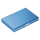 Vicloon Kartenetui Kreditkarten, 1 Stück RFID Blocking Kreditkartenhülle Kreditkarten aus Aluminium, Visitenkarten Etuis 6 Fächer, RFID & NFC Schutz Kreditkartenetui für Damen, Herren