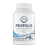 Propolis 2000mg | 180 hochdosierte Propolis Tabletten | Natürliche Unterstützung des Immunsystems, Linderung von Halsschmerzen und starkes Antioxidans