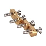 Hydrofoil Montage T Muttern Messing Gewinde M6 Tragbar Hochfest Abnehmbare Hydrofoil T-Nuts Set für Surfboard Hydrofoil Tracks Teile M6 mit Schraube