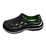 clogs damen, Gartenschuhe Damen Herren Gartenclogs Küchenschuhe Bequeme Kochschuhe Rutschfester Gummischuhe Atmungsaktiv Hausschuhe Unisex Wasserschuhe Sommer Gartensandalen In Den Größen 36-46