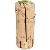 Schwedenfeuer 47 cm x 18 cm Brenndauer 3,5h Holz Kamin Feuerschale (1)