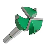 CSOOM Forstnerbohrer 40mm Holz, Holzbohrer mit Rundschaft, Forstner Bohrer für Hölzer,Spanplatten,Faserplatten