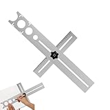 usefulbeauty Stanzwerkzeug, tragbar, Edelstahl, Werkzeug für Marmor, Messbereich 300 mm – Präzisionsbohrung 2,5 cm/4 cm/4,5 cm/5,5 cm/6 cm, für Küchenarmaturen und Badezimmer